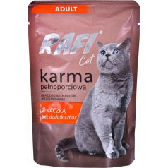 rafi cat adult ar pīli - mitrā kaķu barība - 100g