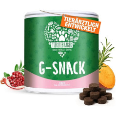 TIERLIEBHABER G-Snack Dog Treats as a Supplement Against Unwanted Roommates in Dogs - Dog Snack to Support for Intestinal Barrier Dog - Promotes a Healthy Gut Environment - 350 g Drops