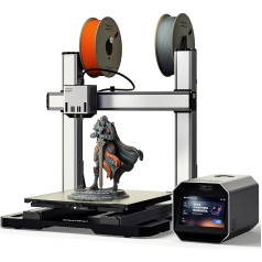 Snapmaker Artisan 3D Printer with Double Extrusion, FDM 3D Printer in Industrial Quality with Linear Rails, All-Metal Design with 7 Inch Touch Screen, Automatic Bed Levelling