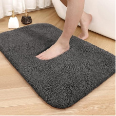 Colour & Geometry Non-slip bath mat, bath mat, bath mat, machine washable floor mat with soft microfibre for bathroom, toilet, kitchen, bedroom.