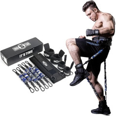 INNSTAR MMA Resistance Band Set for Boxing Training Strength Training Muay Thai Karate Fight Fitness Basketball Volleyball Football Men Women