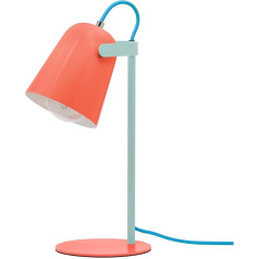 Remember Piet Coral Table Lamp 35 cm High Metal with Moving Lamp Head Height 35 cm