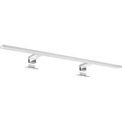 SEBSON LED Mirror Light 80 cm Bathroom IP44, Cabinet Surface Light + Clamp Light, Mirror Cabinet Light, Neutral White, 4000 K, 800 x 108 x 39 mm, 15 W, 1000 lm