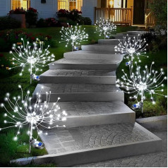 Anordsem Solar Lights Outdoor Garden Decoration: Solar Weatherproof Fireworks Lights Garden Decoration for Outdoor – Solar Lights Fairy Lights 120 LED for Outdoor Balcony – Outdoor Lighting Light for