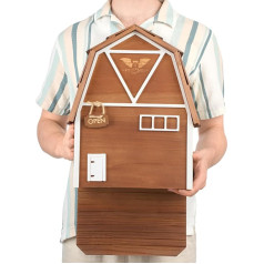 Big Bat Barn Bat House for Outdoors - The Complete Bat Box for Outdoor Use - Clean Your Garden of Mosquitoes - Bat Box without Paint Inside