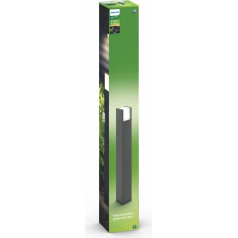 Philips Arbour Outdoor Lights, 6 W, 2700 K, Warm White, Waterproof, Anthracite, IP44 Weatherproof