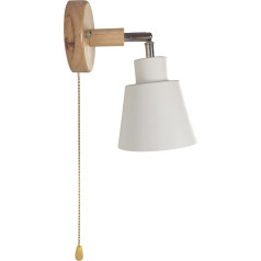 Wall Lights Lamp Wall Lamp Pendant Light E27 Modern Industrial Lamp Wall Lights Loft Ceiling Light with Switch for Bedroom, Living Room, Corridor (White)