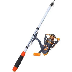 Teleskop-Angelruten-Combos, 1,8 m - 3,0 m, Feeder, Angelrute, Casting, Spinn-Angelrolle und Rute, Set aus Kohlefaser, Wurfköder, Angelrute, Karpfenangeln, tragbare Angelruten, Outdoor-Angelruten