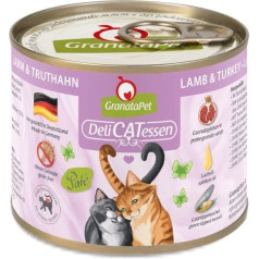 Fox4Pets Granatapet delicatessen jēra un tītara barība kaķiem 200g