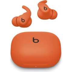 Powerbeats fit - bezvadu sporta austiņas uz ausīm - oranža dzirkstošā krāsā