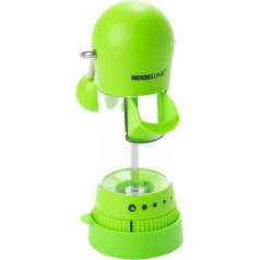 Kochblume Spice Mill with Silicone Collection Cap, Ergonomic Lever Function, Ceramic Grinder, 5 Different Grinding Levels, Filling Cap and Silicone Base, Colour: Lime