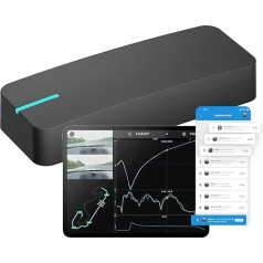 New GPS Based Power Meter, Up to 25Hz GPS Lap Timer, Motorcycle Video Overlay, Upgraded 10th Gen UBLOX High Performance GPS Module, USB Type-C Charging Port (DRG70-C)