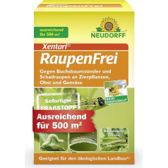 Neudorff Caterpillar-Free Xentari, 25g, Prevents Box tree Moths on Box Trees, Single, 40 x 30 x 30 cm