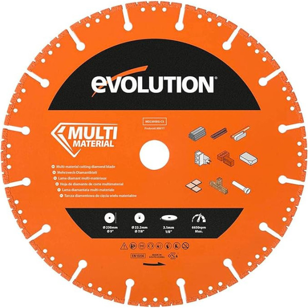 Evolution MD230SEG-CS Multipurpose Blade