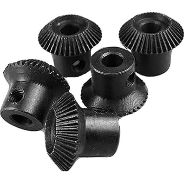 CNC-Winkelgetriebeteile Kegelkegel 90° Metallschleifer Zahnräder Zahnstangenräder 45 Stahl Sägezahn 0,5M30T 1St