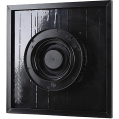 Asixxsix Solar Attic Fan, IP68 Waterproof, 2500 rpm, 430 cfm, Solar Powered Roof Extractor Fans for Home, Greenhouse, Garage, Shop, RV