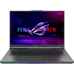 ASUS ROG Strix G18 G814FP Laptop | 18 Inch 2.5K 240Hz/3ms 16:10 IPS Display | AMD Ryzen 9 9955HX | 32GB RAM | 1TB SSD | NVIDIA RTX 5070 | Win11 Home | QWERTZ | Eclipse Grey | 3 Months GamePass