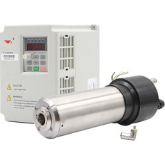 ! 2.2 kW Water-Cooled Spindle Motor 220 V, Speed 24000 rpm, 4-Pin 800 Hz and 2.2 kW Inverter (30,000 rpm, 220 V)