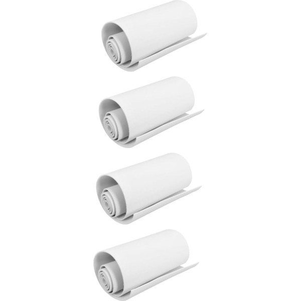 ARTIBETTER 4 Rollen Cosplay-Kleidungsmaterial Schaumkissen Herstellung Pads dünn Mousse Bastelschaum für Zu Basteln Modell-DIY-Material Modellbaumaterial Eva Weiß