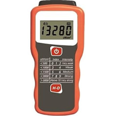 UV Index Meter, Digital UV Index Gauge, UV Radiation Index Tester for Sunlight, Sun Protection, Solaolie, Blocking, Performance Detector for UV Rays at Home, Office, Indoor and Outdoor Use