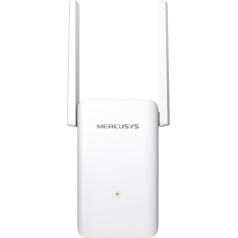 Mercusys ME80X WLAN Amplifier Wi-Fi 6 Repeater, AX3000 Dual Band (574 Mbps at 2.4 GHz, 2402 Mbps at 5 GHz), Gigabit Port, App Control, Signal Strength Display, AP Mode