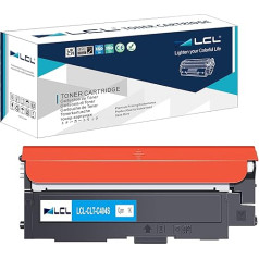 LCL Compatible Toner Cartridge CLT-P404C CLT-C404S CLT-404S C404S 404S (1 Cyan) Replacement for Samsung SL-C430 SL-C430W SL-C480 SL-C480W SL-C480FN SL-C480FW/SC-C482/SL