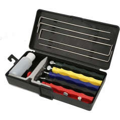 Ening System Lansky Knife Sharpener Set, Grinder Sharpening Set, Professional Kitchen Knife Sharpener System Set with Fixed Angle