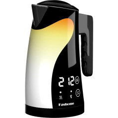 Fashome Stainless Steel Kettle with Temperature Setting, 5 Temperatures, 1.25 Litre Capacity, 2 Hours Heat Retention, Automatic Shut-Off, Stainless Steel Interior, Double-Walled