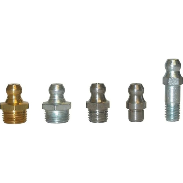 Gerade Hydraulikfetter DIN 71412 Typ H1, hoher Druck, ergonomisches Design, verhindern Verschleiß, Wartung von Maschinen.