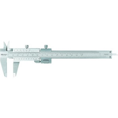 Mitutoyo 532-119 Vernier Caliper with Fine Adjustment, 0-130 mm
