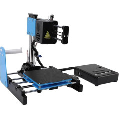 3D Printer Small 3D Printer for Beginners Supports Printing with One Mouse Click, 3D Printing Machines with PLA Filament 10-40 mm/s Print Size 100 x 100 x 100 mm (EU Plug)