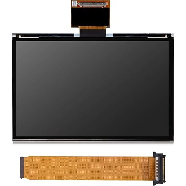 ELEGOO 9.1 Inch 6K Monochrome LCD Display with 5760 x 3600 Resolution and 9H Protection Tempered Glass LCD Screen for ELEGOO Mars 4 Max Resin 3D Printer