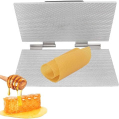 QFGain Beeswax Embossing Mould - Aluminium Alloy Casting Machine for Beeswax Basics, 4.9/5.3 mm Chamber Opening, 3-5 Seconds Fast Production, Beeswax Embossing Mould 4.9 mm