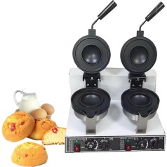 Electric Hamburger Press Burger Machine Commercial Electric Press 1300W+1300W Non Stick Electric Press 50-300°C Temperature Control for Home Kitchen Early