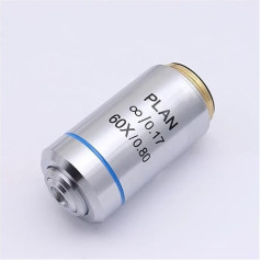 Achromatische Mikroskop-Objektivlinsen-Ziele 4X 10X 20X 40X 60X 100X for Mikroskop RMS-Gewinde(60X)