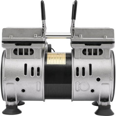 Vacuum Pump, Oil-Free Vacuum Pump, Industrial Laboratory Vacuum Pump, 550 W, 120 L/min Vacuum Devices, Cooling Vacuum Pump