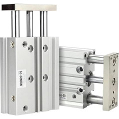 Pneumatischer Kompaktführungszylinder Typ MGPL MGPL32 MGPL40 MGPL50 MGPL63 MGPL80 MGPL100 Hub 50/75/100/125/150/200 MM 1 Stück(Stroke 50mm,Bore 80mm)