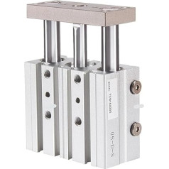 TCM TCM16 Kleiner pneumatischer dünner Dreistangen-Dreiachsenzylinder mit Führungsstange TCM16-10 TCM16-20 TCM16-25 TCM16-30 TCM16-40 1 Stück(TCM16-30)