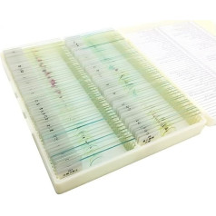 Mikroskop-Zubehör-Kit 100 Stück vorbereitete Objektträger for Pflanzenmikroskope Mikroskopische Objektträger