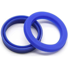 YVZDHNSFY Hardware-Armaturen UN-Radialwellen-Hydraulikdichtung ID 8-19 mm Polyurethan-Kolbenwelle Kolbenstange PU-Einzellippen-U-Cup-Öldichtungen Dichtungsscheibe(5pcs,12x22x5mm)