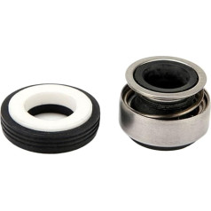 YWRWUPMGK 5 Teile/los 301-25P Gummibalg-Gleitringdichtungen Wellengröße 25mm | Entspricht Dichtungen CAR/CER/NBR Gleitringdichtungspumpe