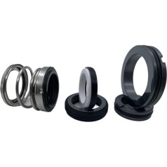 LEOTNNDQ (30 Stück/Pack) Mechanische Dichtungen Typ 21-3/4 Zoll für Wasserpumpen mit 19,05 mm Achse (SIC-SIC-Vit)