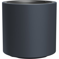 HEOS salamdrošs puķu pods, antracīts, ar ieliktni, tilpums 20 L, matēts, DBHER400