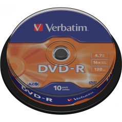 Dvd-r 16x 4.7gb 10p cb 43523
