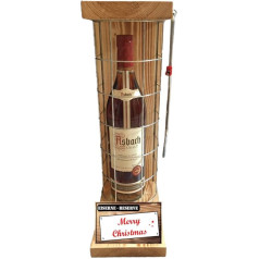 Asbach Uralt Merry Christmas Gift for Christmas Iron Reserve Grid Text Red Merry Christmas Brandy (1 x 0.70 L)