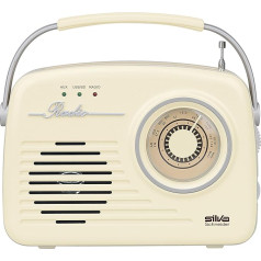 Silva-Schneider Mono 1965 Box Radio Mains or Battery Operated Beige
