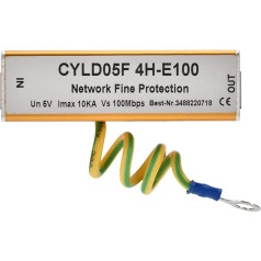 Lightning Arrester - Ethernet Surge Protection Thunder & Lightning Protection RJ45 RJ11 Adapter Ethernet Network Surge Protection