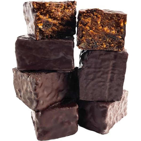 Hallingers Gingerbread Rush Rum Plum - 6 Juicy Gingerbread Cubes Handmade (Bag) - Gift Ideas Christmas & Gifts Advent Calendar | Thank You New Year's Eve New Home Recovery