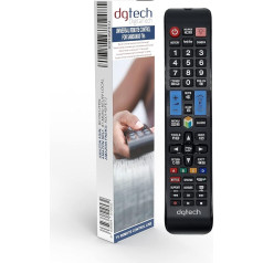 DigitalTech® - Universal Remote Control for Samsung Smart 3D TVs. Compatible with more than 340 Samsung controller models.