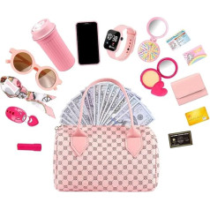 Toddler Game Balance for Children - Make Up Purse, Princess Equipment | Make Up Dress-up Accessories, Fashion Role Play Handbag, Creative Jewellery Carry Case, Cute Toy
